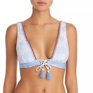 DOLCE VITA Ukara Contemporary Triangle Bikini Top, size S